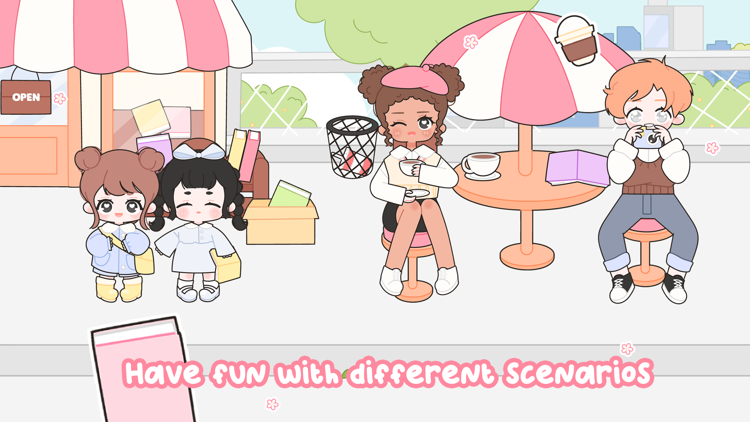 اسکرین شات 4 بازی Charmy Dolls : Dress Up Game