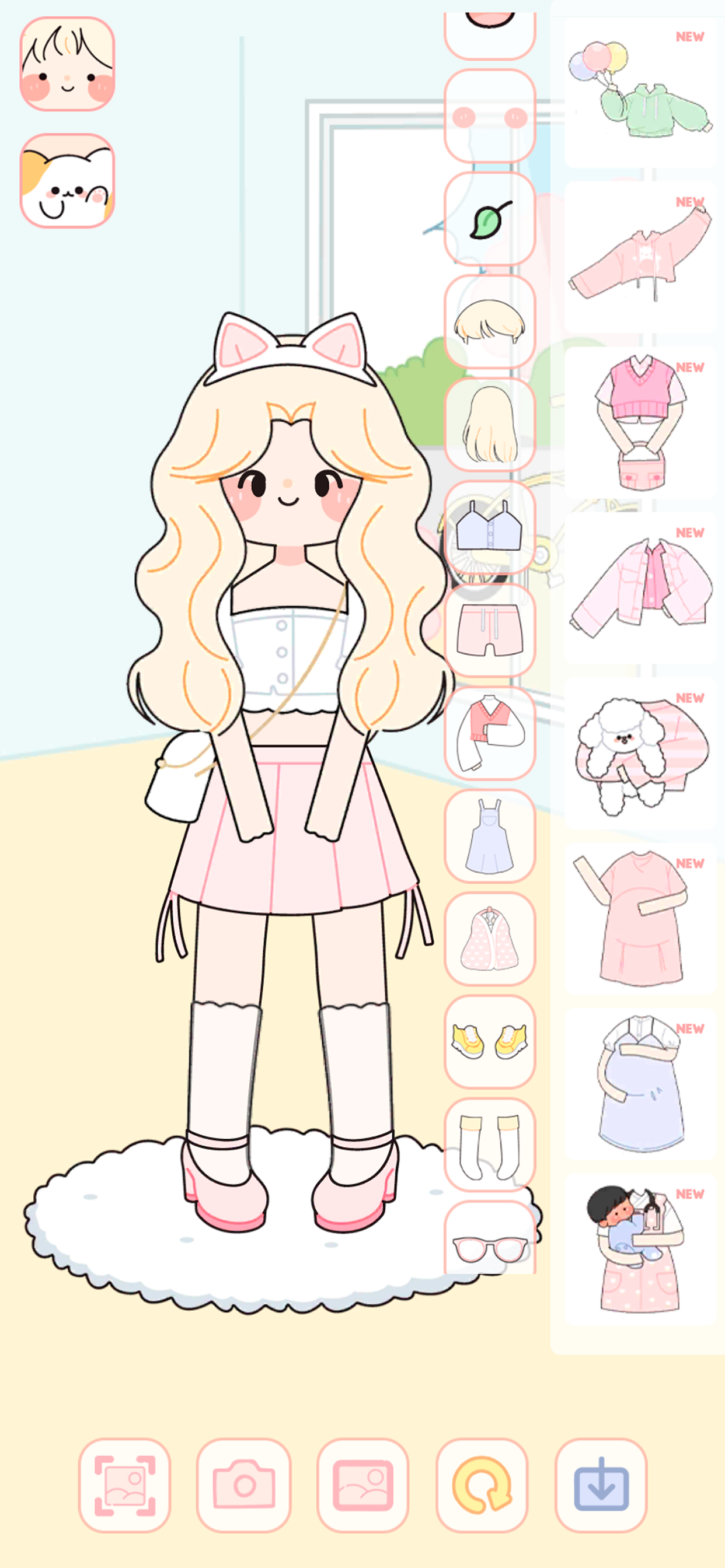 اسکرین شات 1 بازی Lovely Doll : Dress Up Game