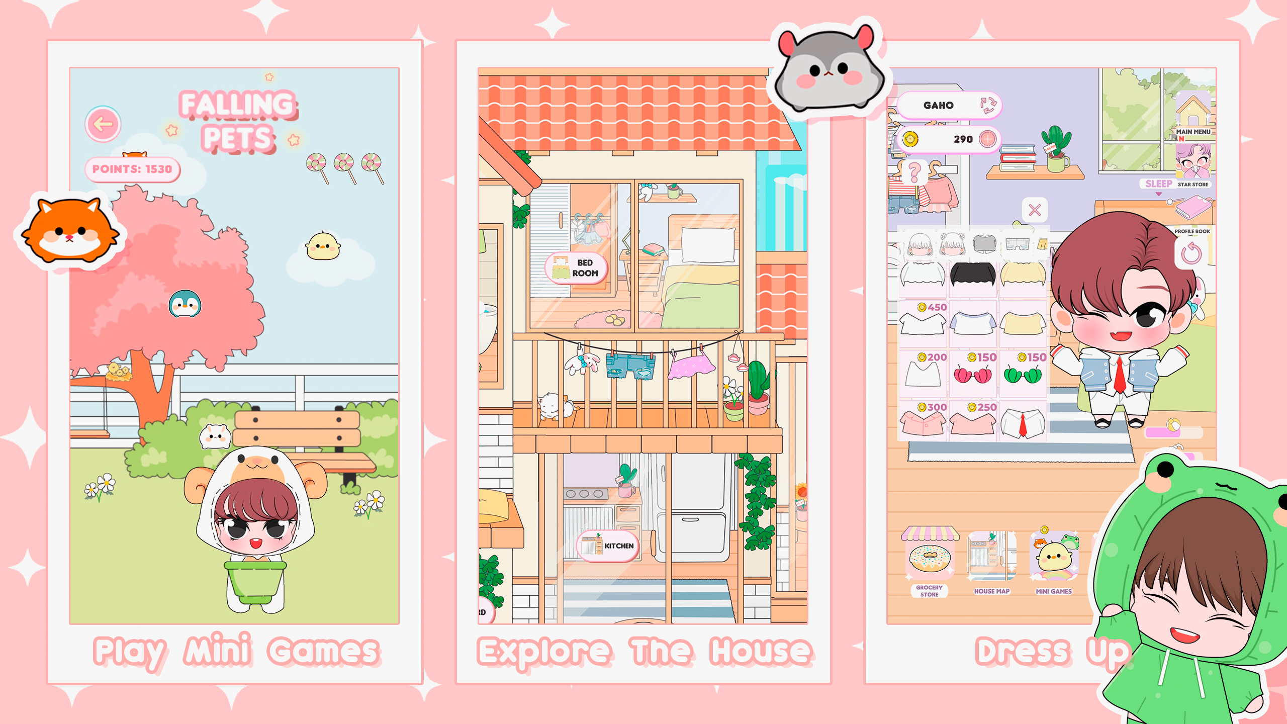 اسکرین شات 3 بازی Chibi Idol Care & Dress Up
