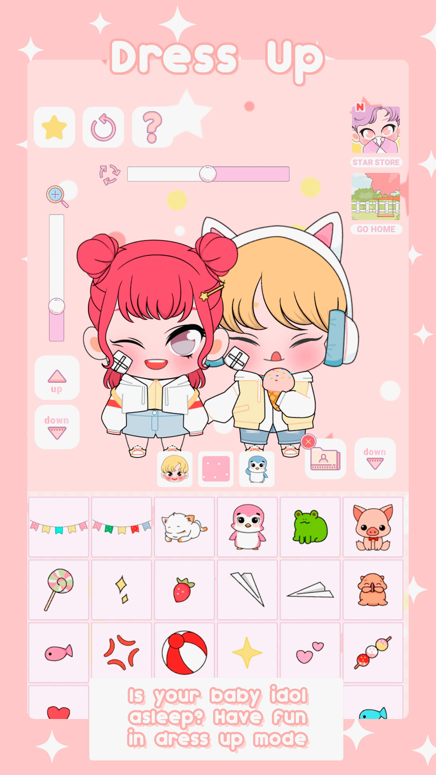 اسکرین شات 8 بازی Chibi Idol Care & Dress Up