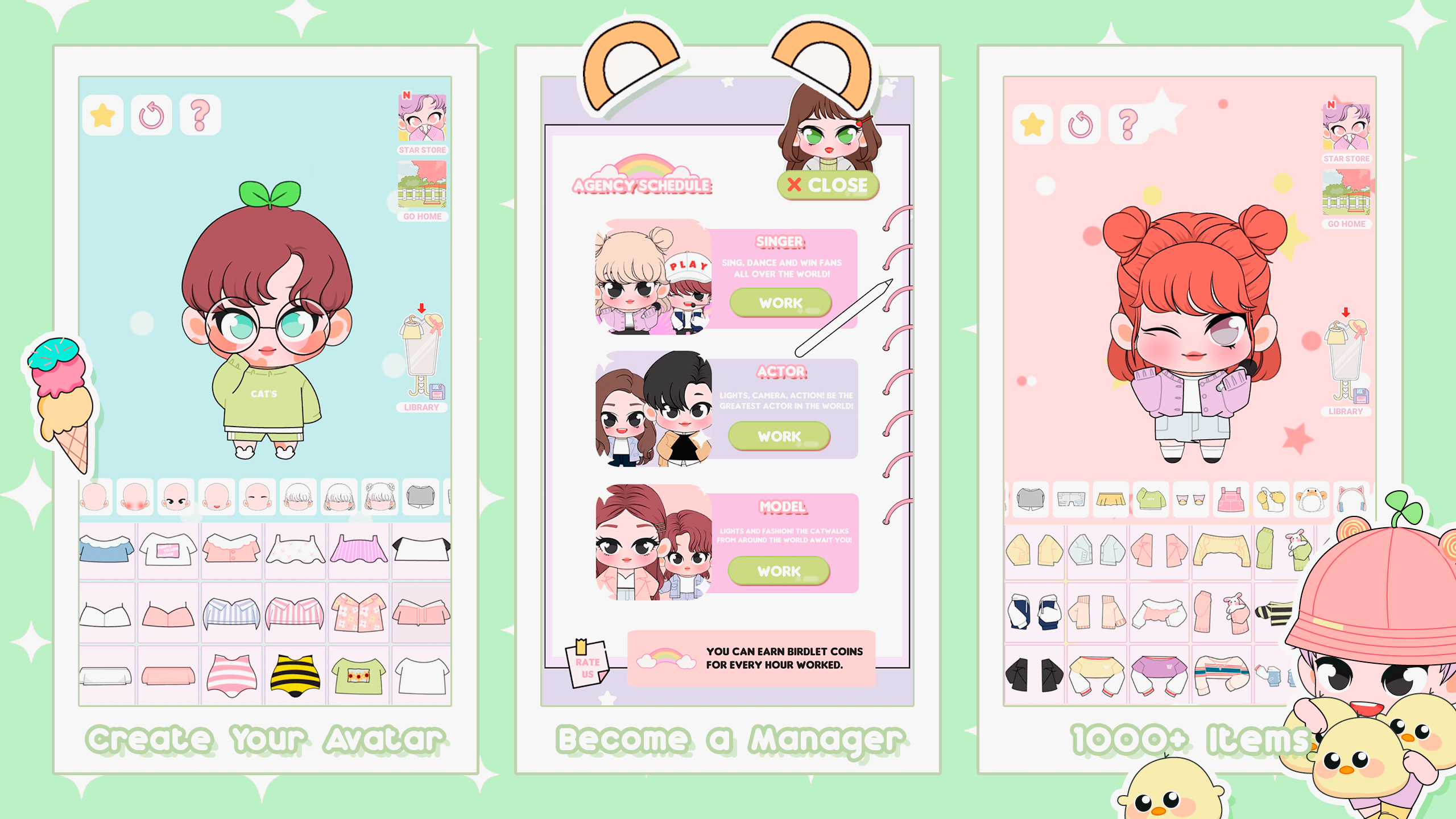 اسکرین شات 4 بازی Chibi Idol Care & Dress Up