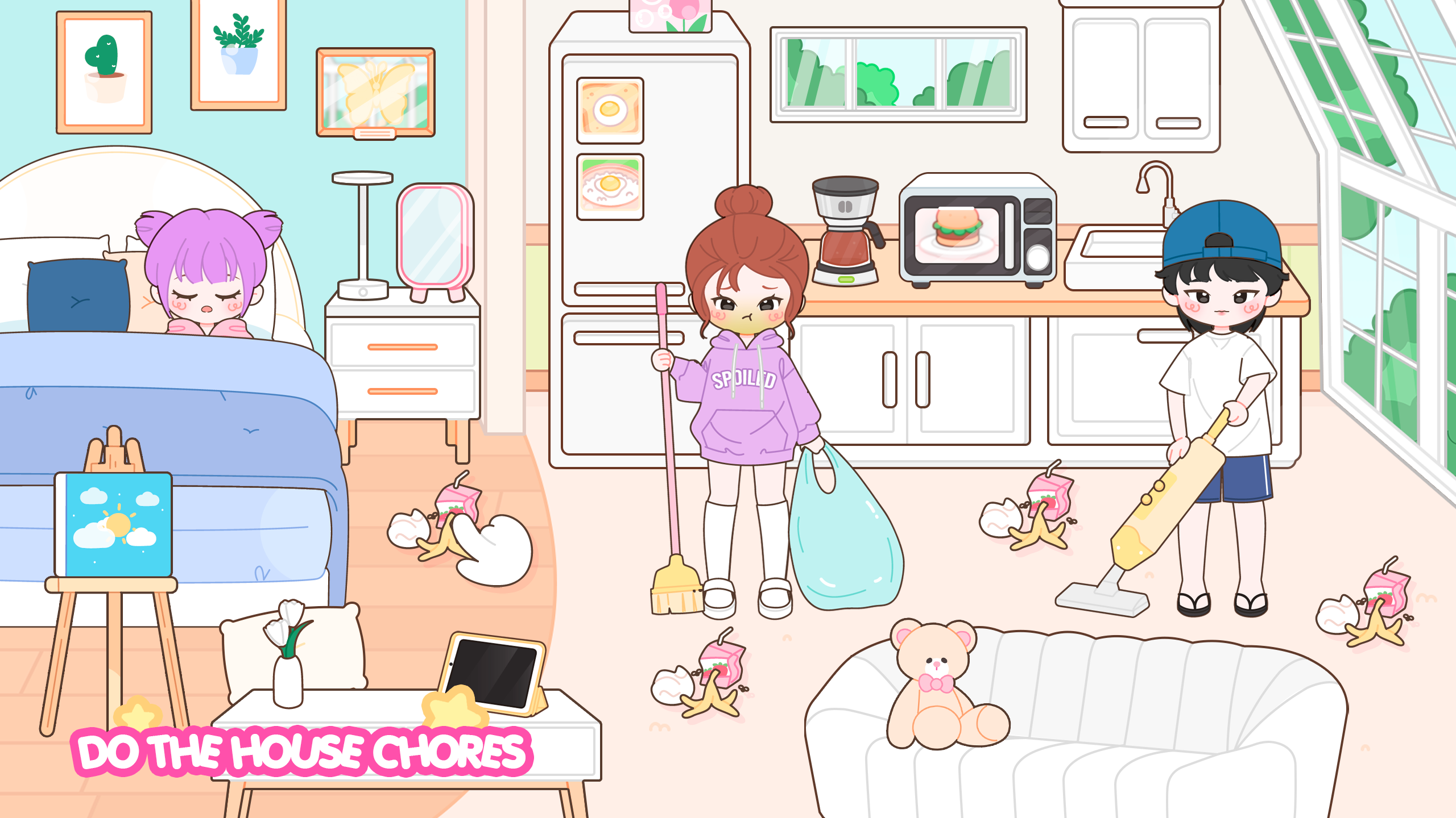 اسکرین شات 4 بازی Cozy Doll House: Deco Dress up