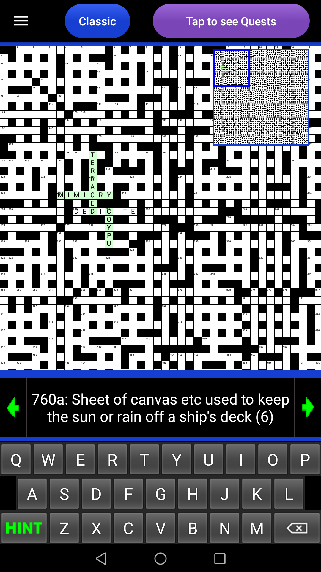 اسکرین شات 5 بازی The Big Crossword