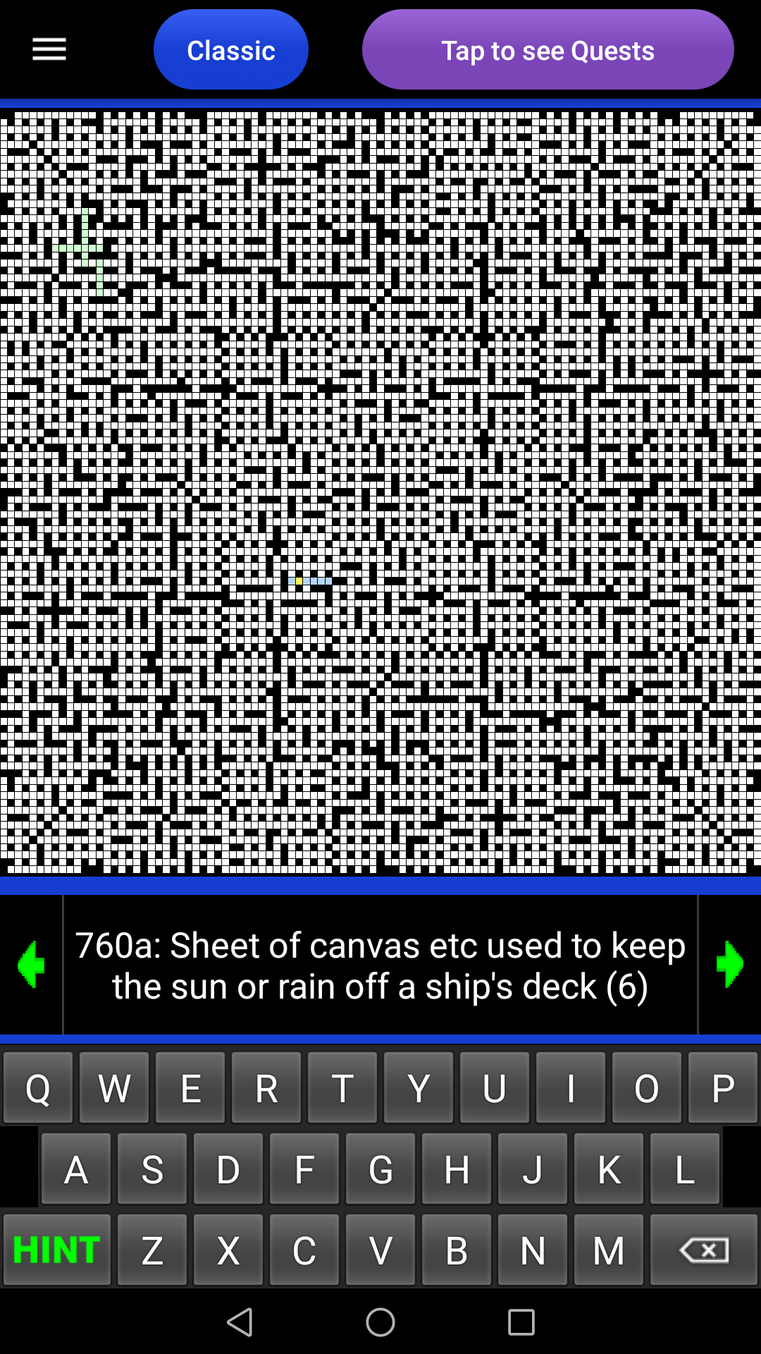 اسکرین شات 4 بازی The Big Crossword