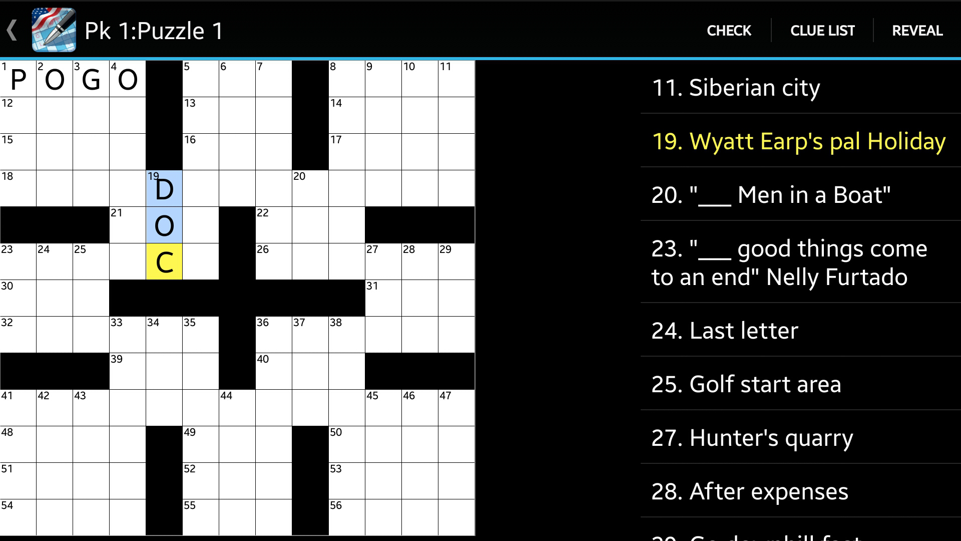 اسکرین شات 5 بازی Crossword (US)