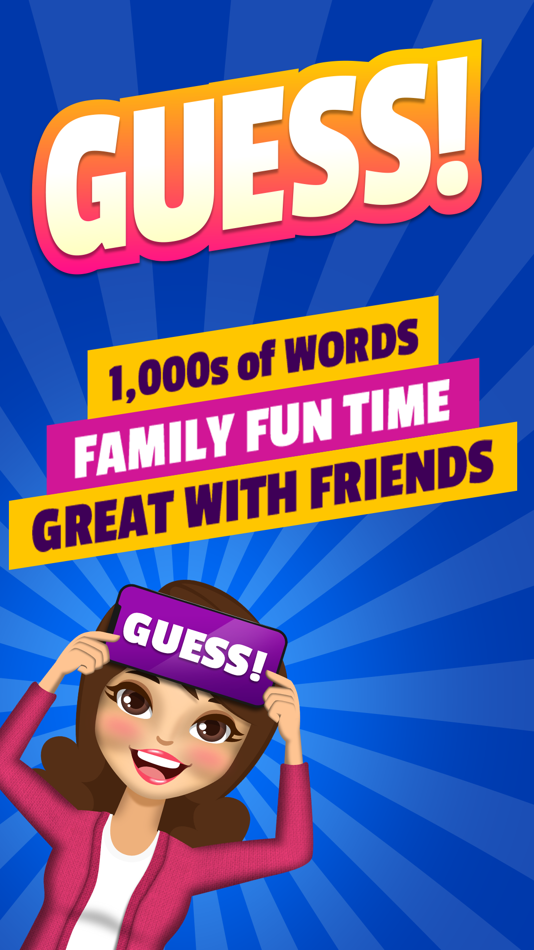 اسکرین شات 1 برنامه Guess! - Excellent party game