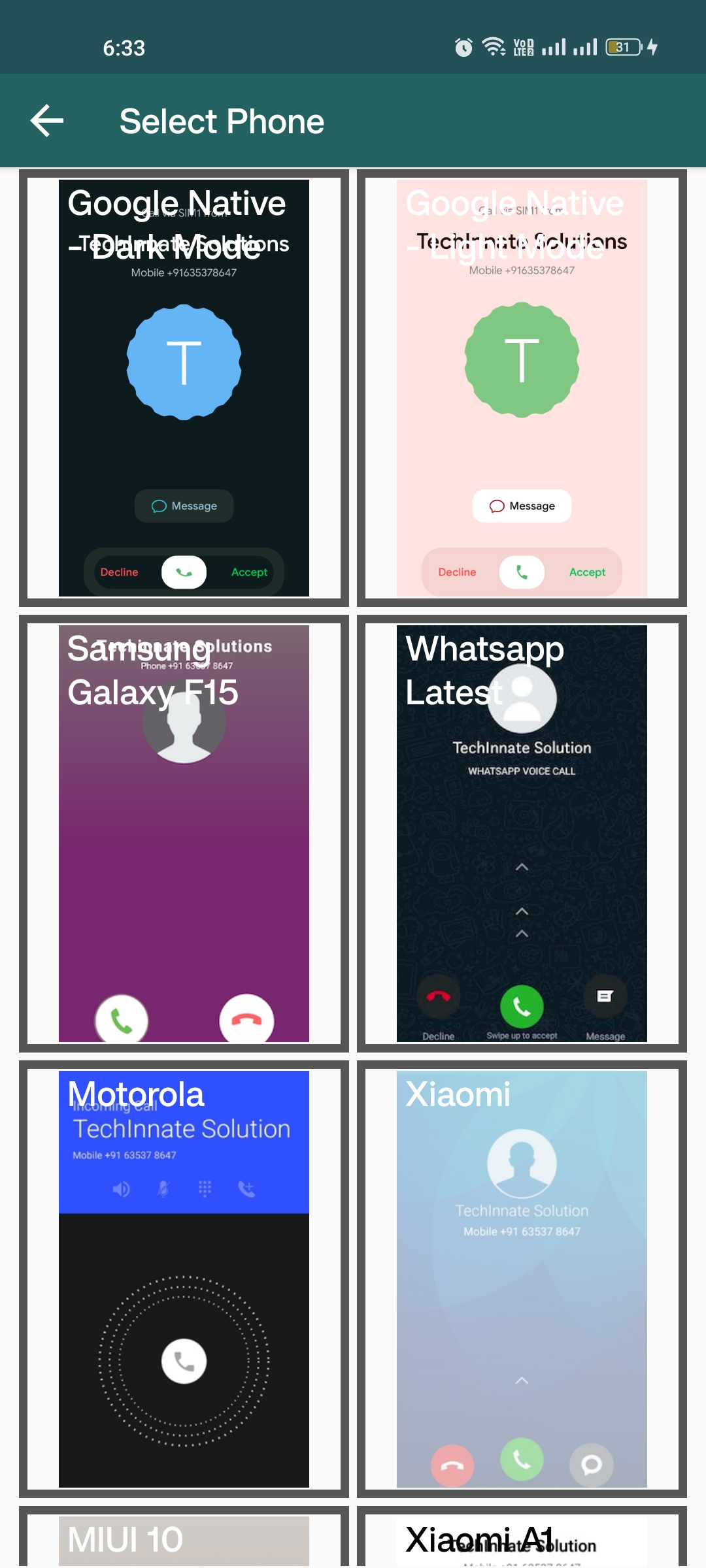 اسکرین شات 6 برنامه Call Assistant - Fake Call