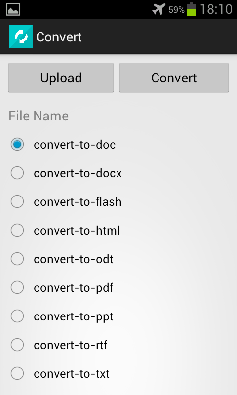 اسکرین شات 2 برنامه All File Converter