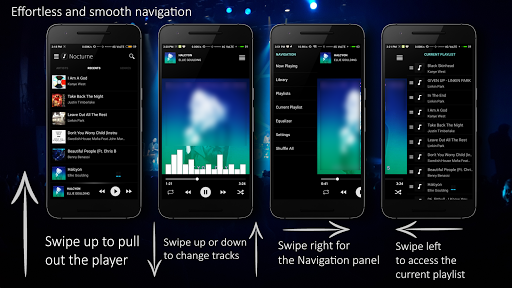 اسکرین شات 2 برنامه Nocturne Music Player