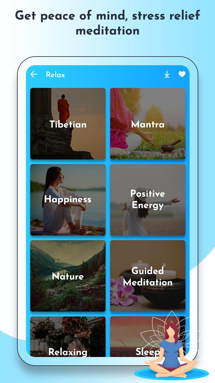 اسکرین شات 7 برنامه Breathe: Stress Relief Meditat