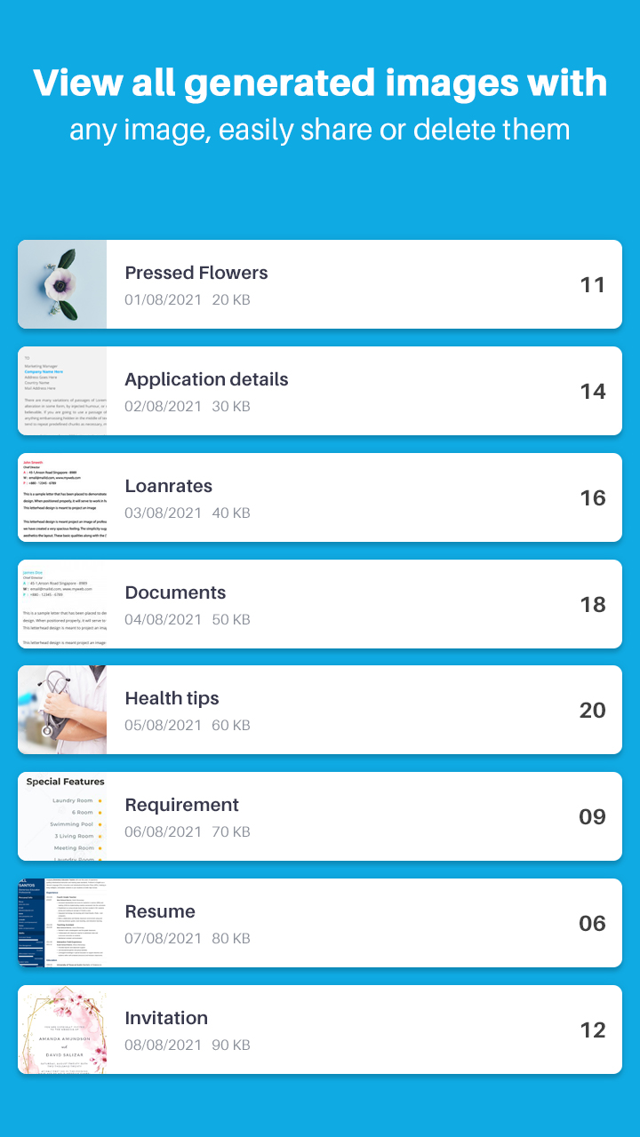 اسکرین شات 6 برنامه PDF2IMG:PDF to Image Converter