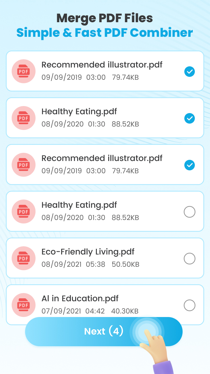 اسکرین شات 4 برنامه PDF2IMG: PDF Converter & Tools