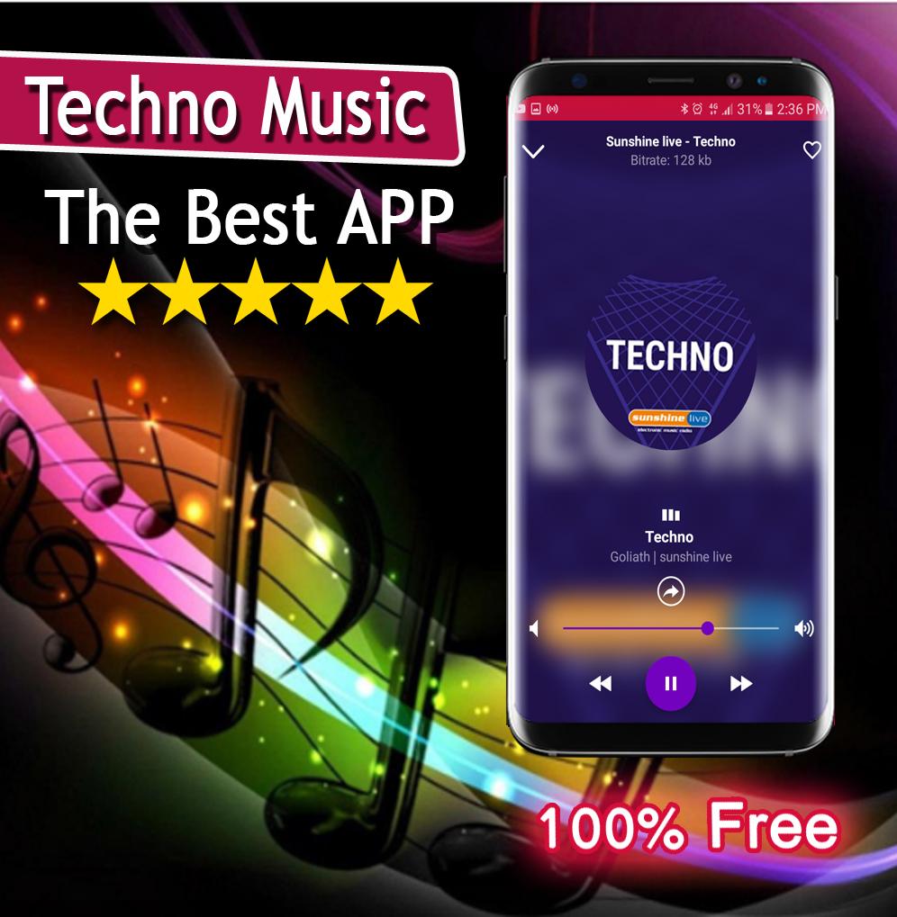 اسکرین شات 4 برنامه Techno Music Radio