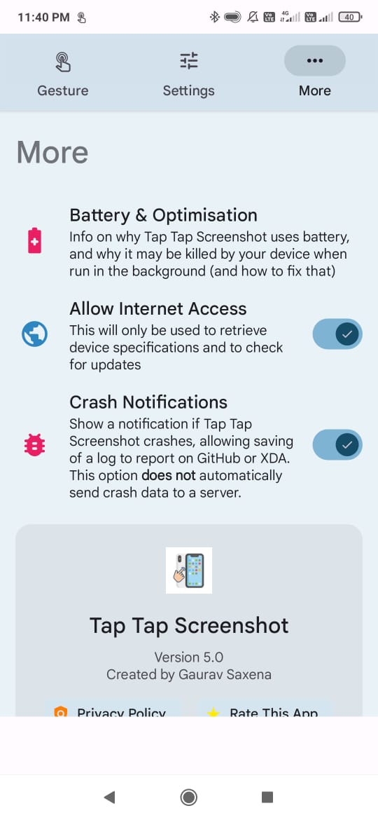 اسکرین شات 4 برنامه TapTap Screenshot - Android 12