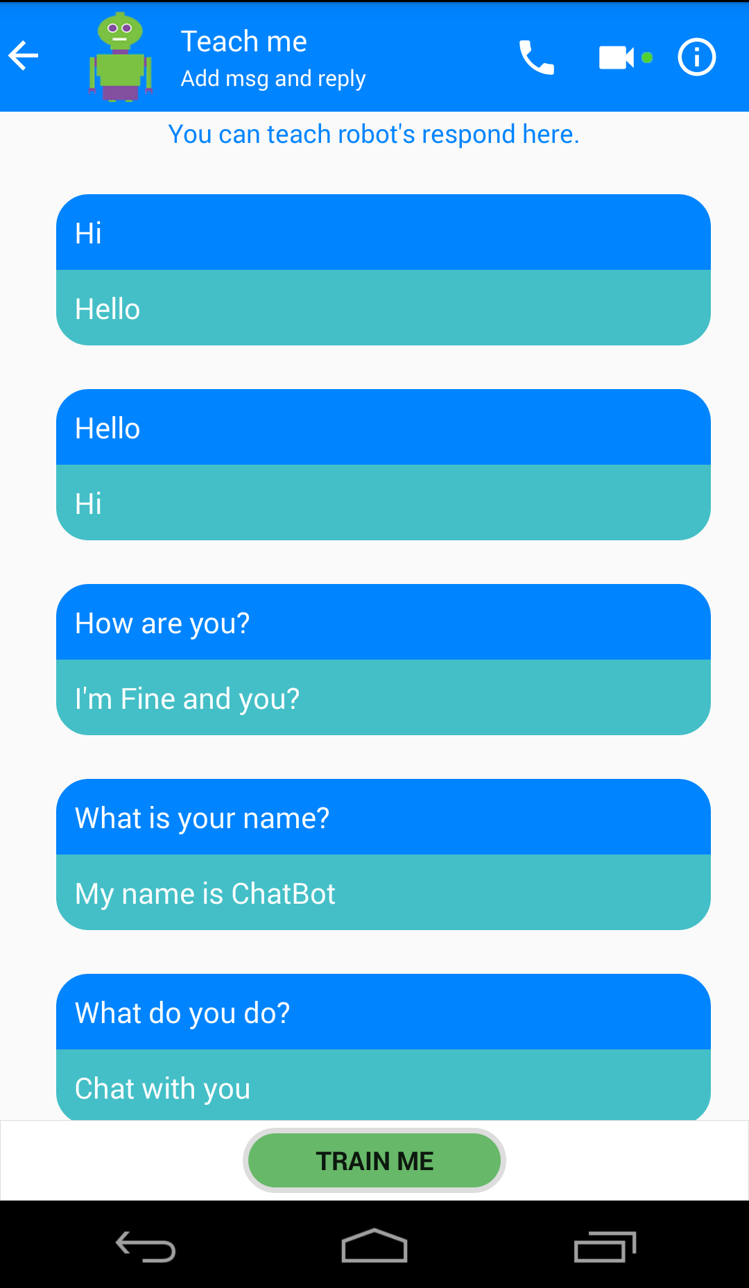 اسکرین شات 5 برنامه Fake Chat Conversation Chatbot