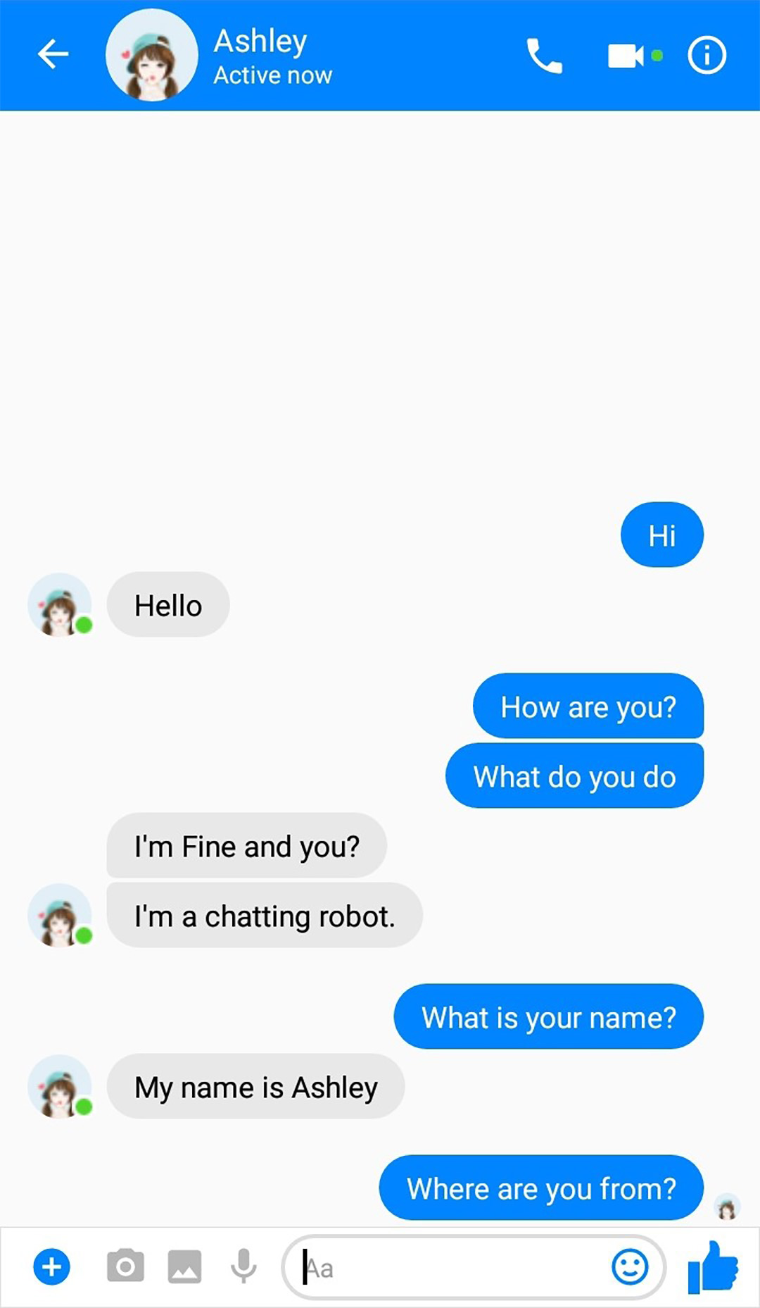 اسکرین شات 3 برنامه Fake Chat Conversation Chatbot