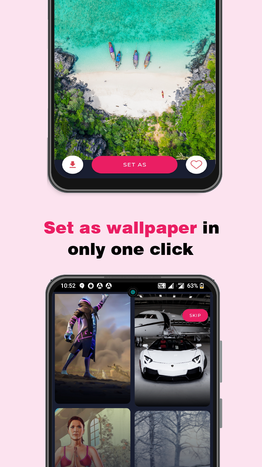 اسکرین شات 7 برنامه Silly Smiles Live Wallpapers
