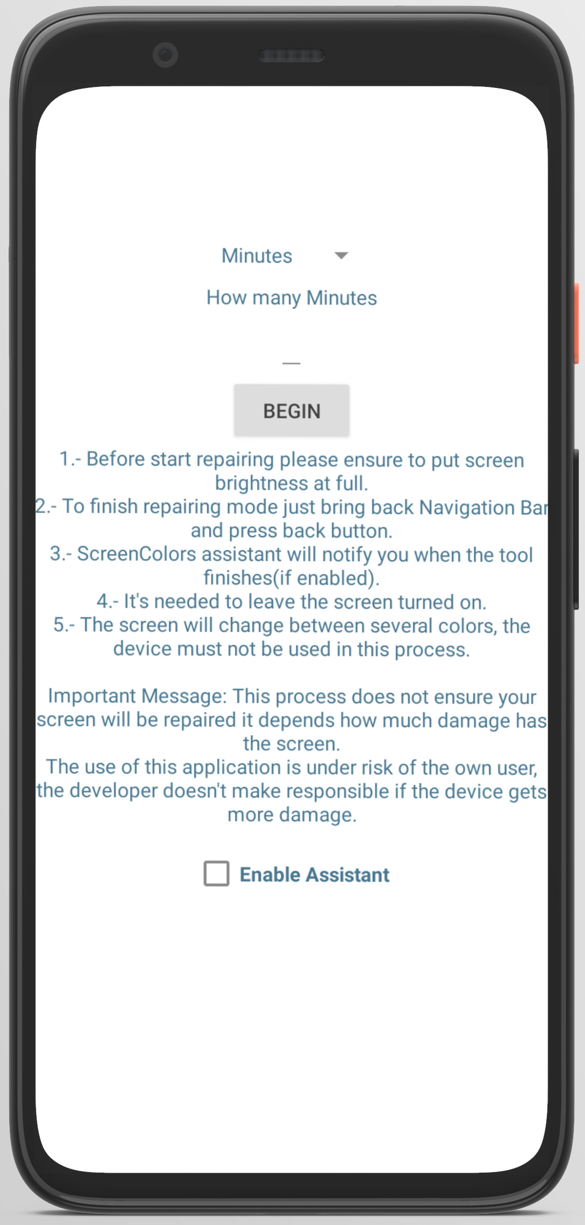 اسکرین شات 3 برنامه Screen Colors(Burn-in Tool)