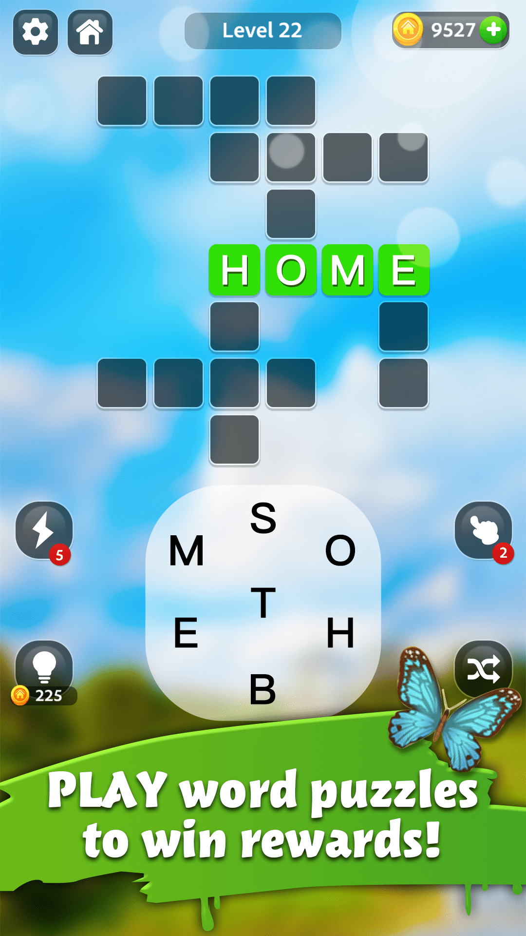 اسکرین شات 5 بازی Home Memory: Word Cross Game