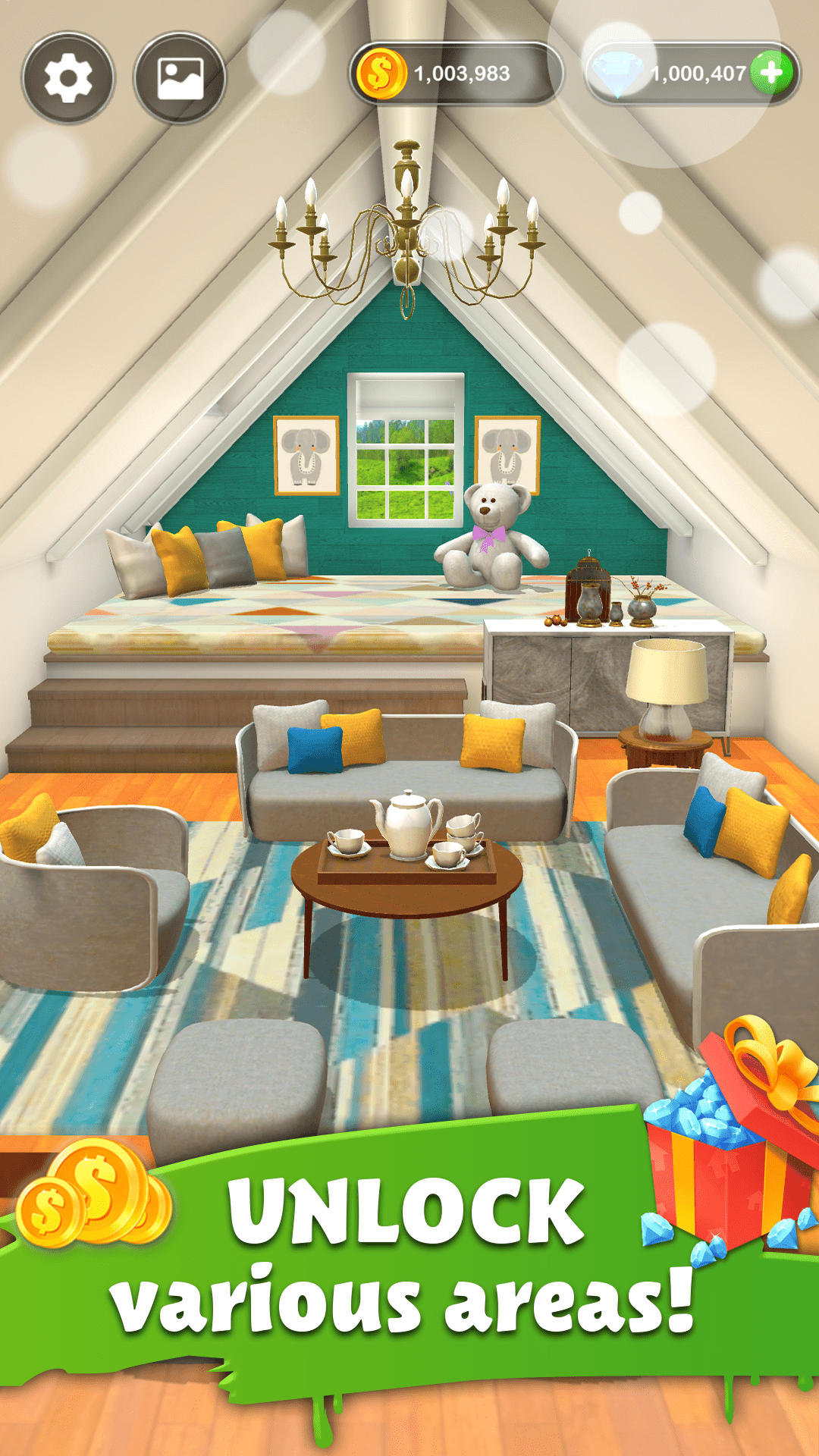 اسکرین شات 3 بازی Home Memory: Word Cross Game