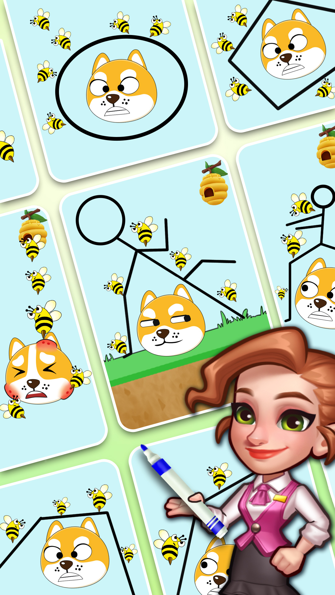 اسکرین شات 1 بازی Hotel Frenzy: Save The Doge