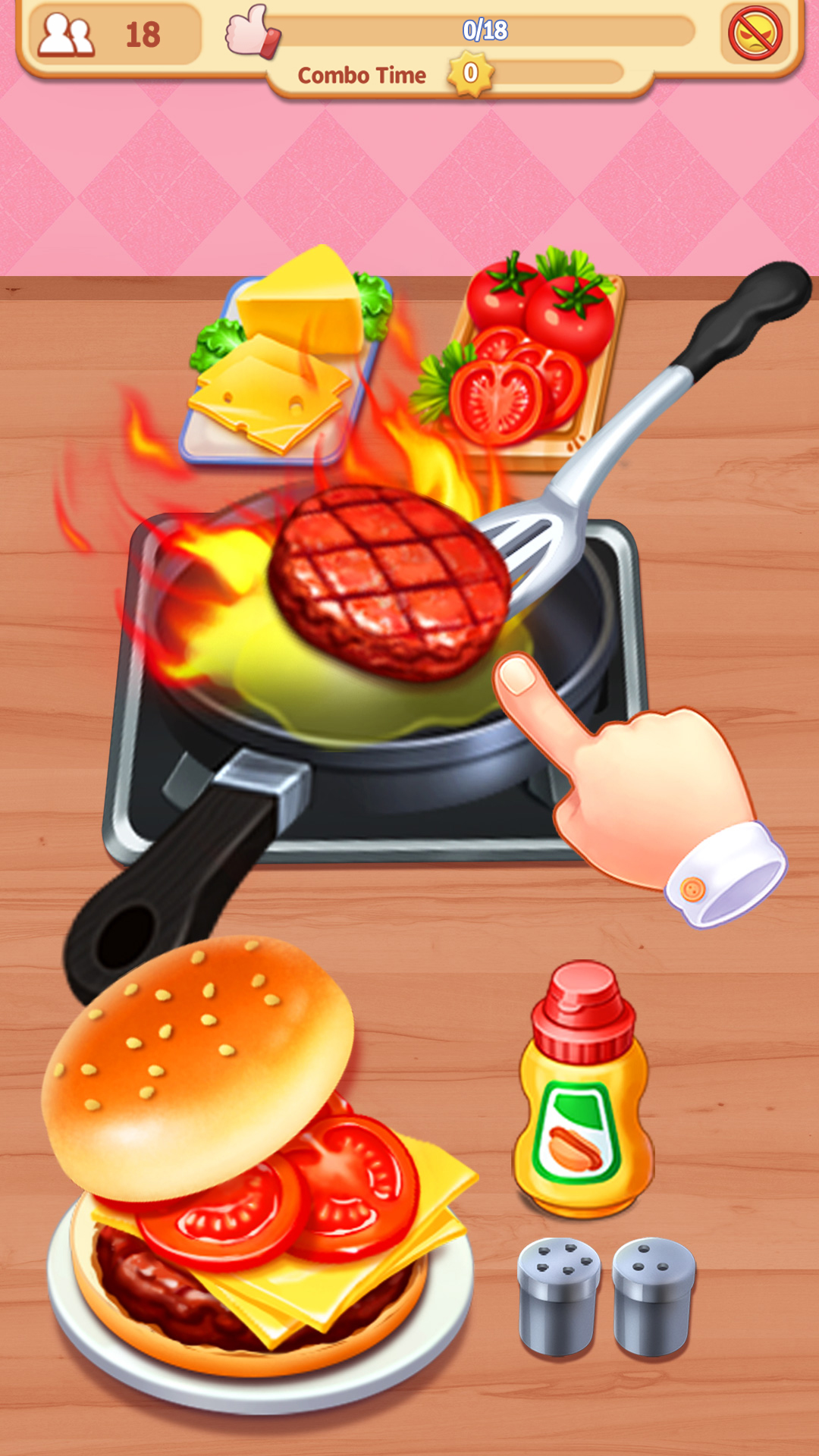 اسکرین شات 2 بازی My Restaurant Cooking Home