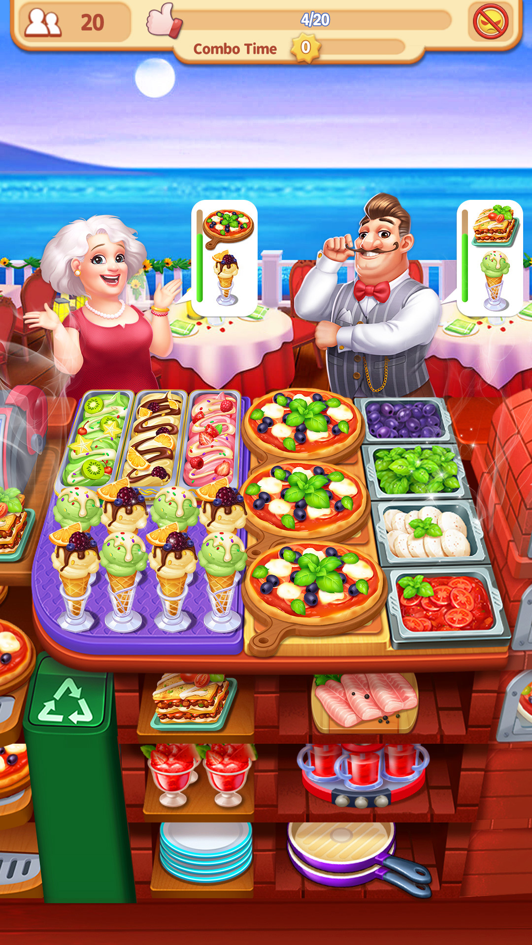 اسکرین شات 4 بازی My Restaurant Cooking Home
