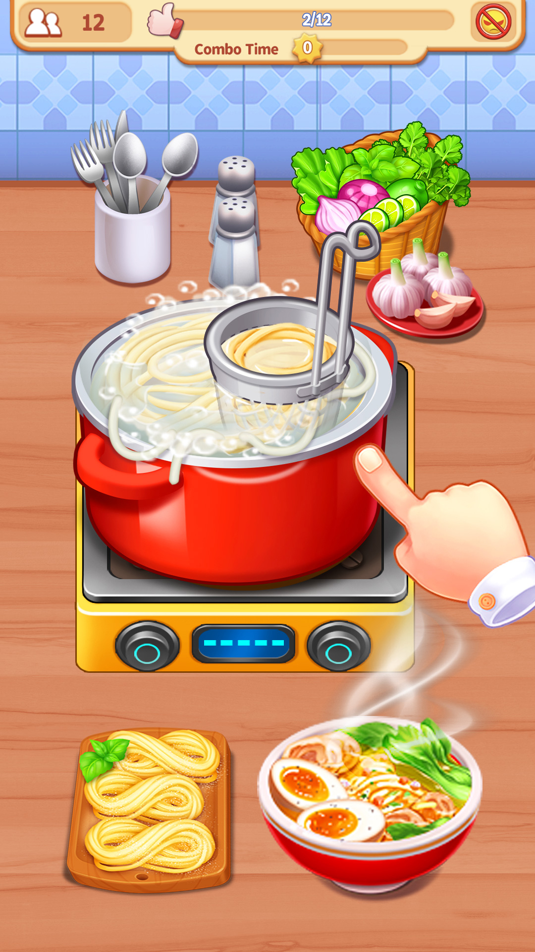 اسکرین شات 1 بازی My Restaurant Cooking Home
