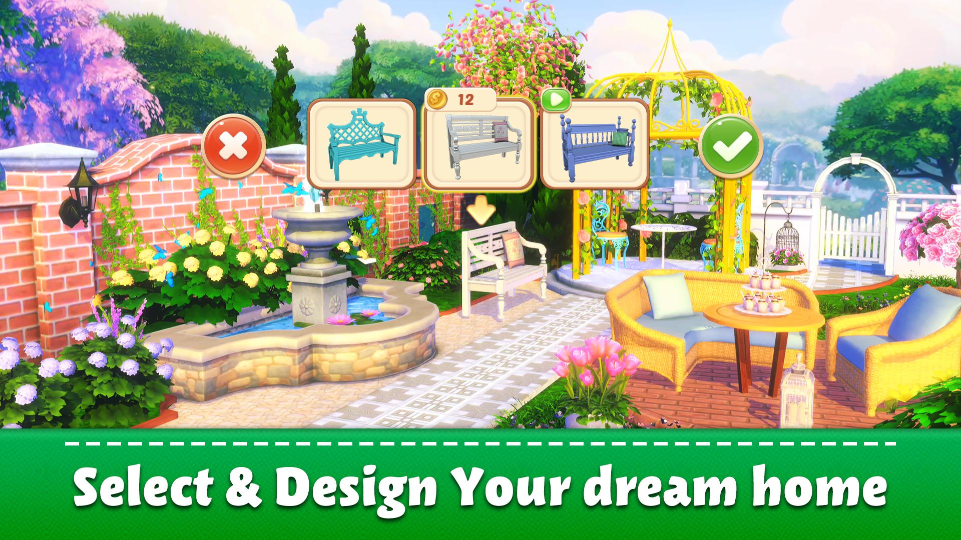 اسکرین شات 1 بازی Sweet Home: Design My Room