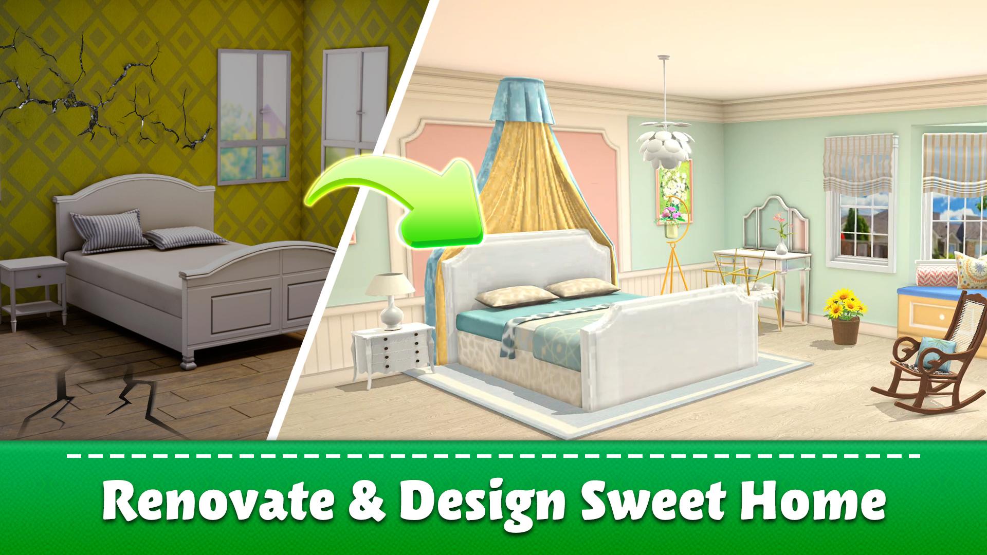 اسکرین شات 4 بازی Sweet Home: Design My Room