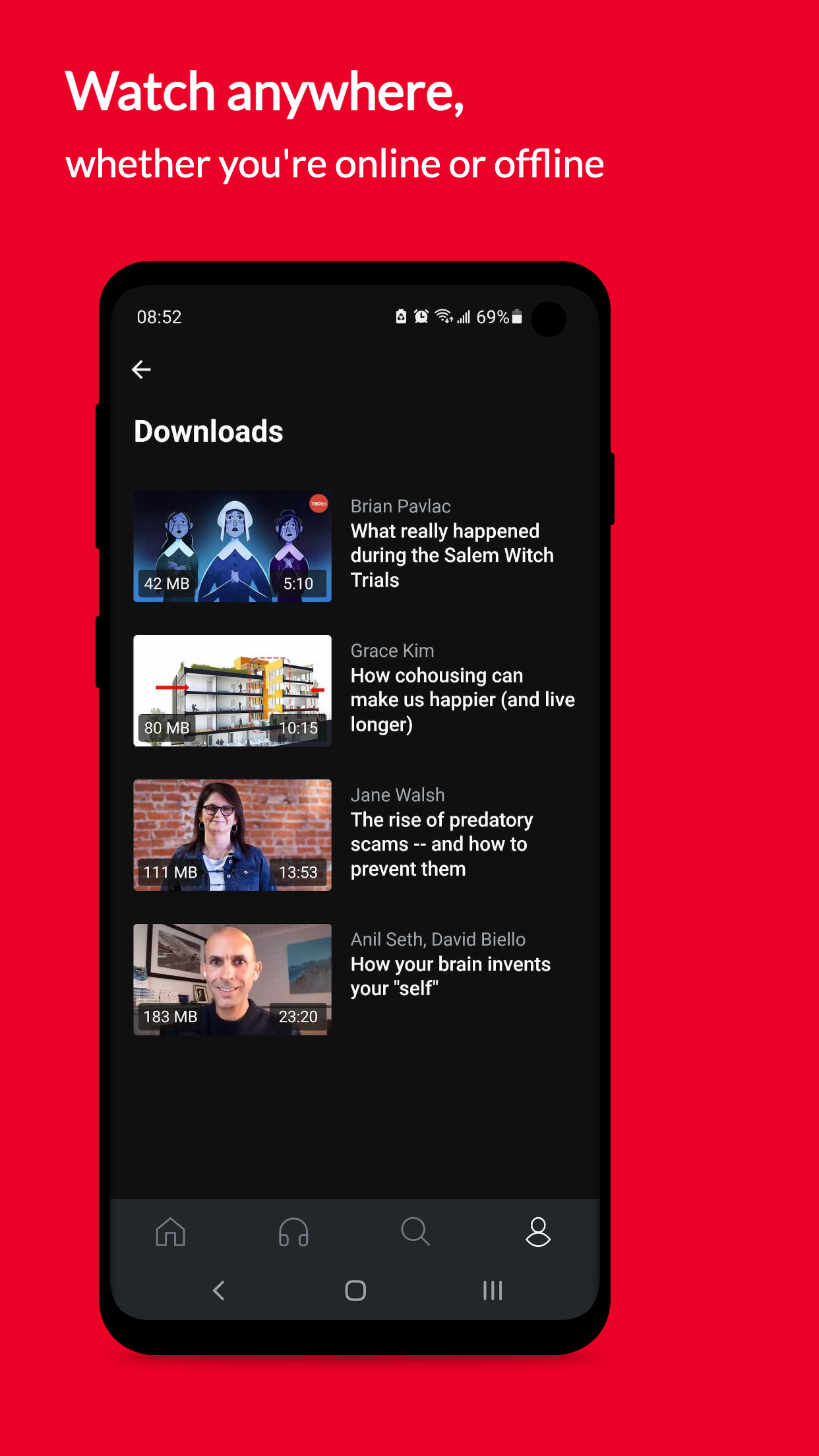 اسکرین شات 5 برنامه TED
