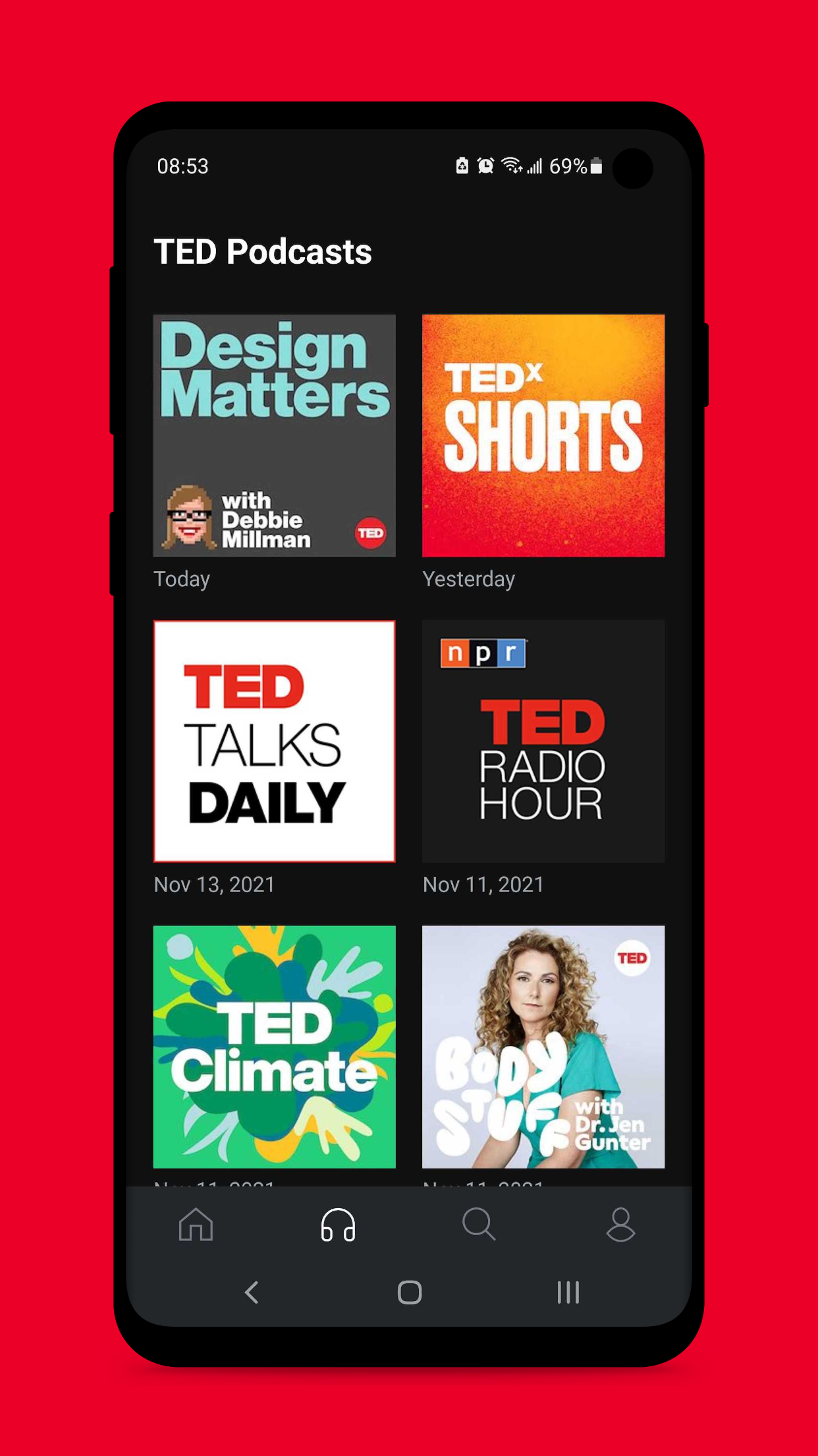 اسکرین شات 3 برنامه TED