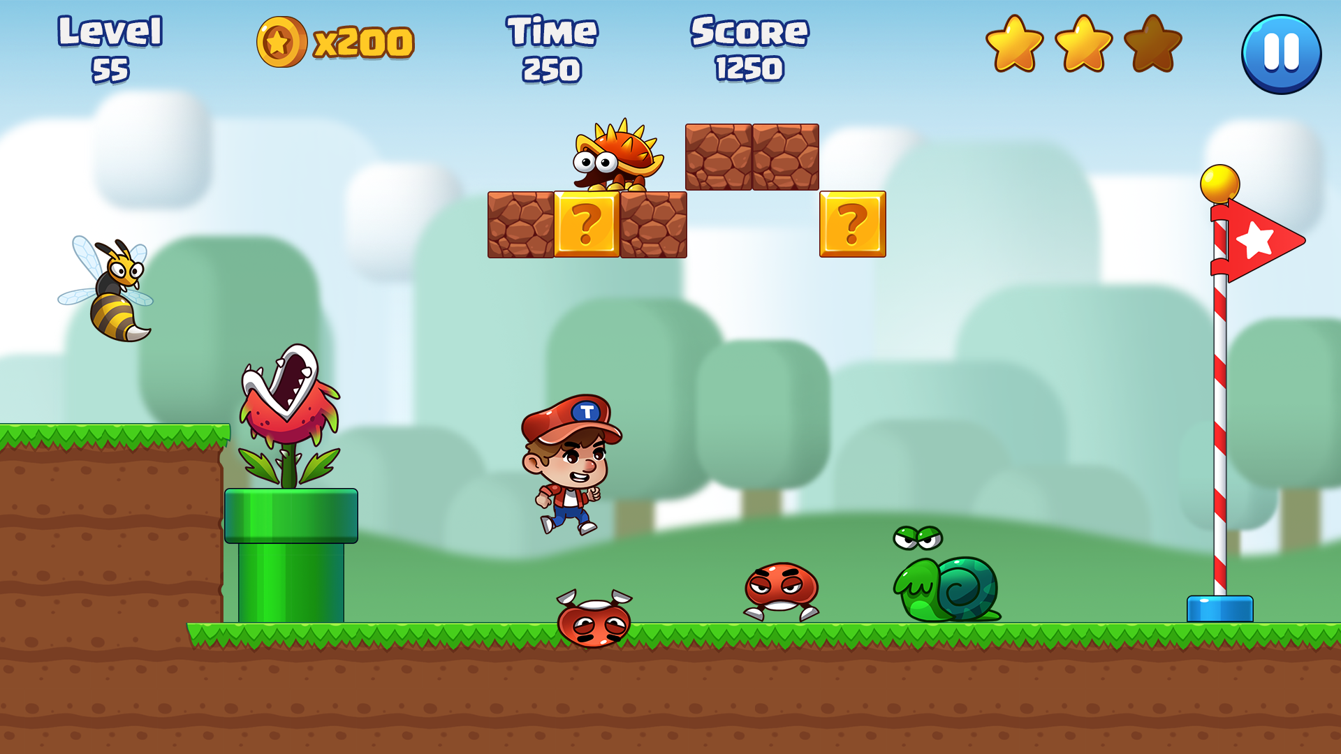 اسکرین شات 1 بازی Super Bill World-Fun Adventure