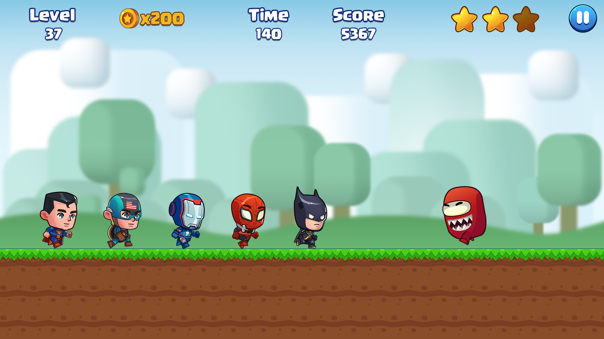 اسکرین شات 2 بازی Super Bill World-Fun Adventure