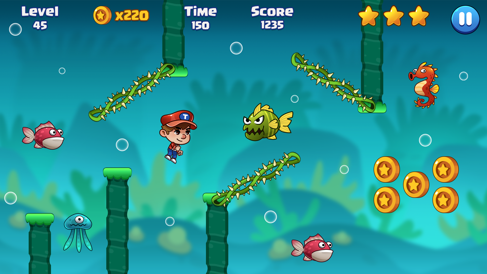 اسکرین شات 5 بازی Super Bill World-Fun Adventure