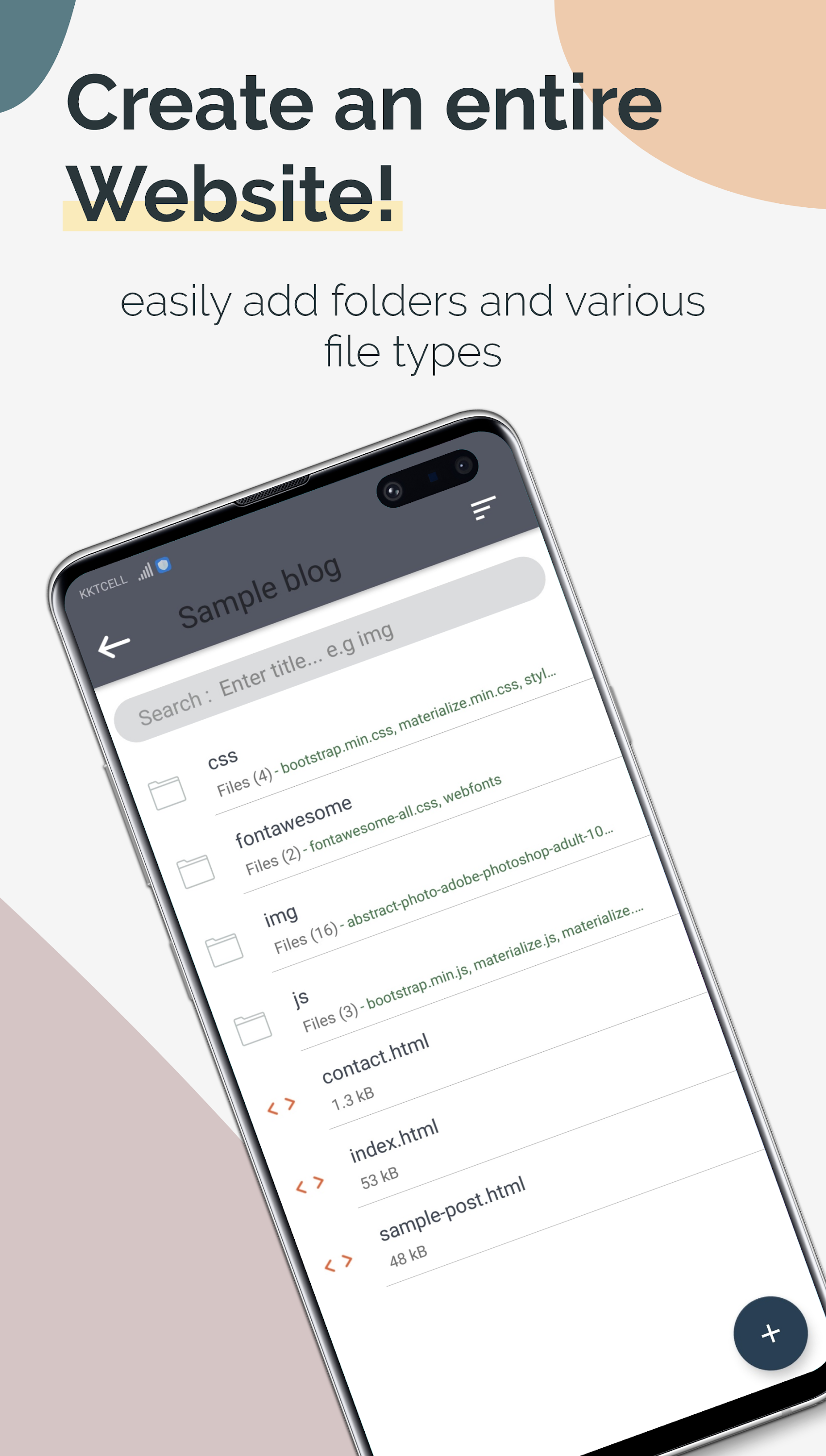 اسکرین شات 2 برنامه TrebEdit - Mobile HTML Editor