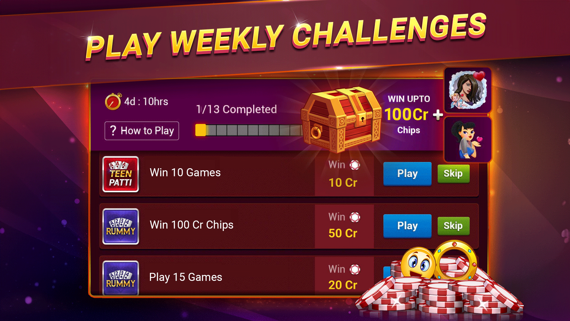 اسکرین شات 7 بازی Teen Patti Gold, Rummy & Poker
