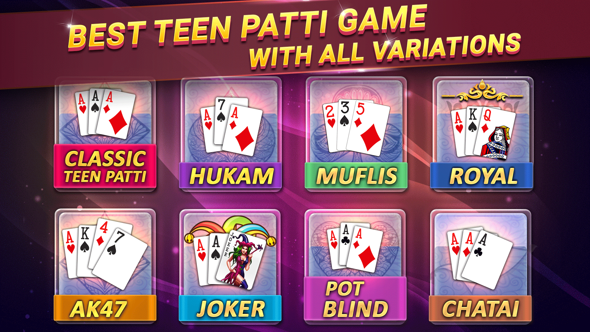 اسکرین شات 3 بازی Teen Patti Gold, Rummy & Poker
