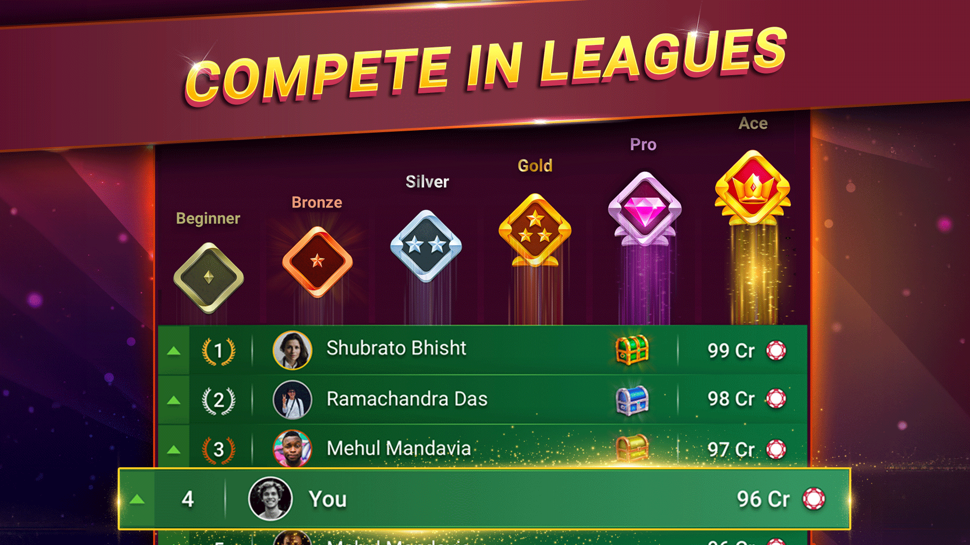 اسکرین شات 6 بازی Teen Patti Gold, Rummy & Poker