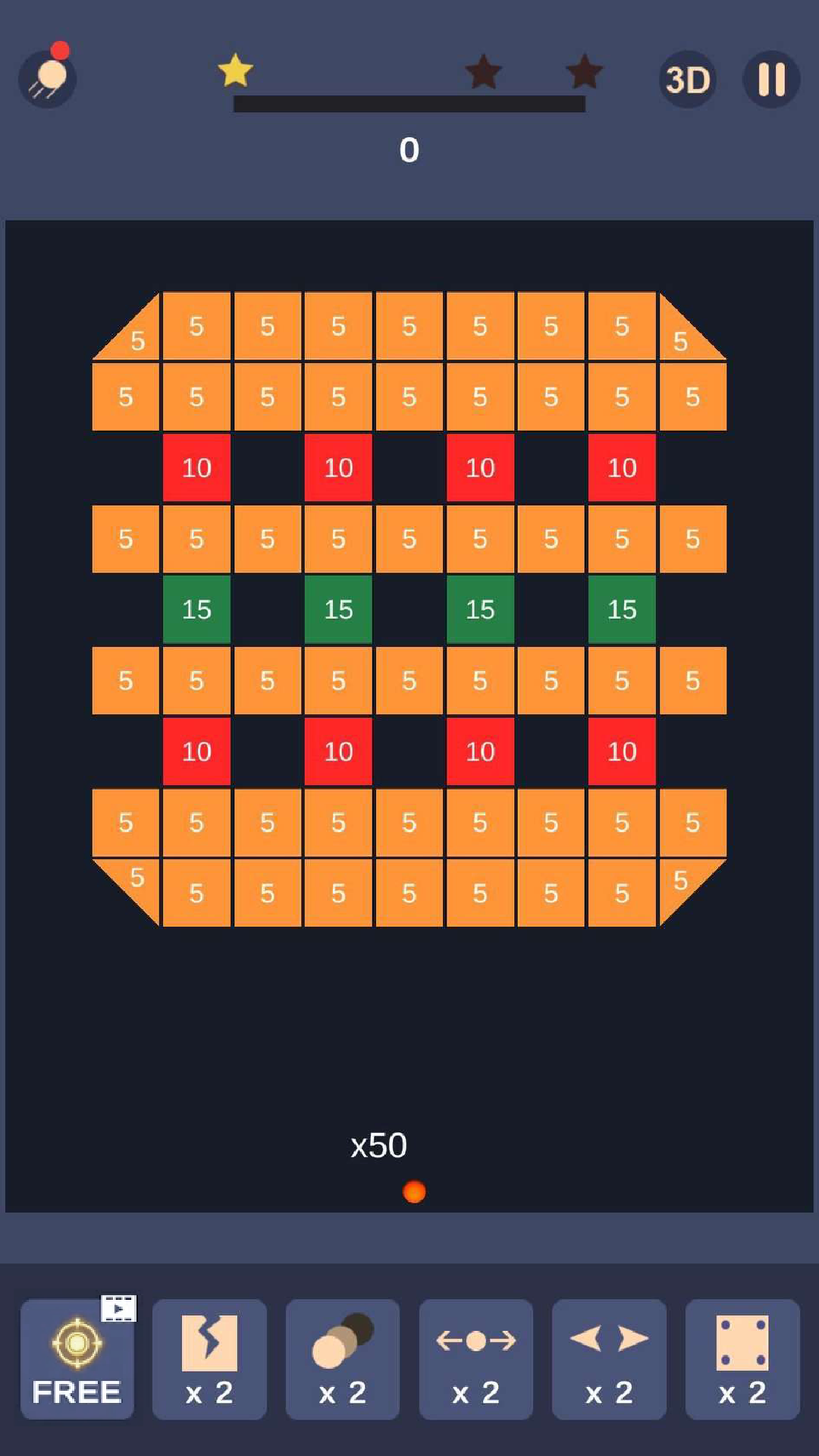 اسکرین شات 3 بازی Bricks and Balls Crusher
