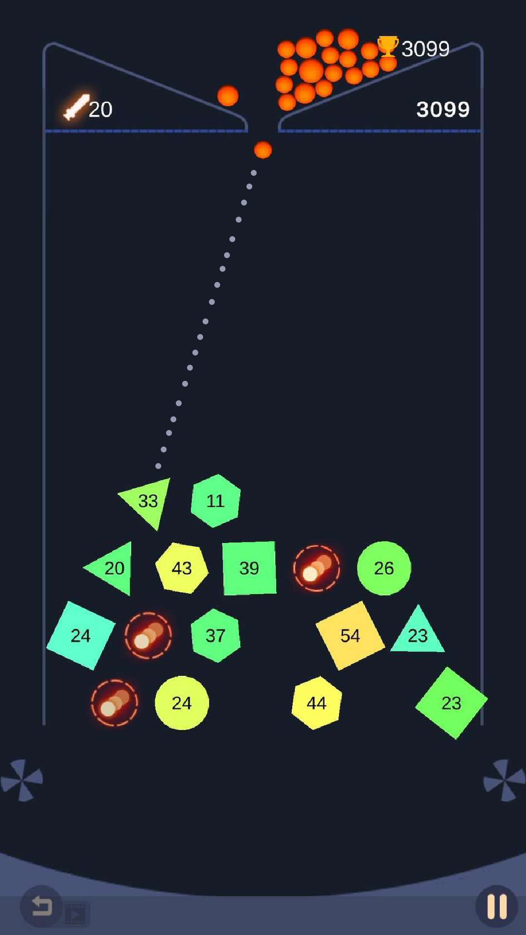 اسکرین شات 4 بازی Bricks and Balls Crusher