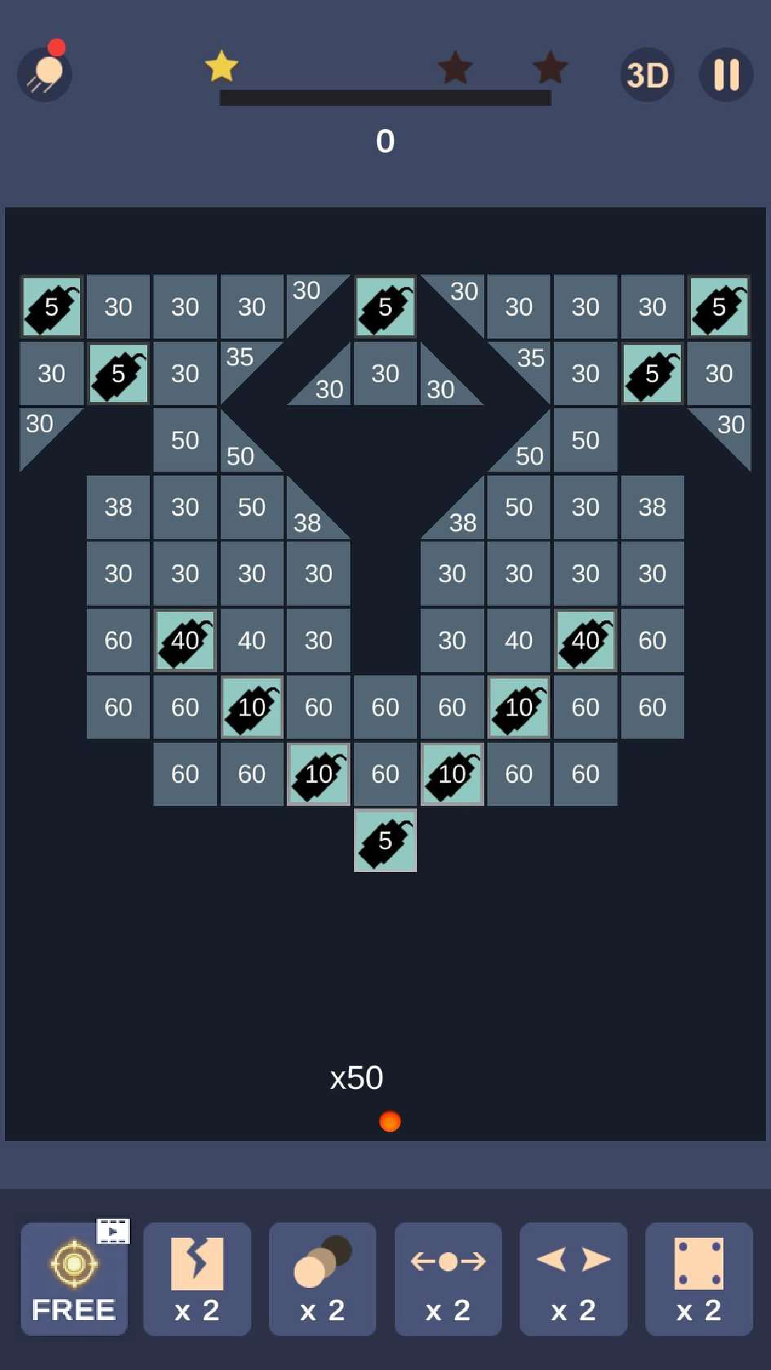 اسکرین شات 5 بازی Bricks and Balls Crusher