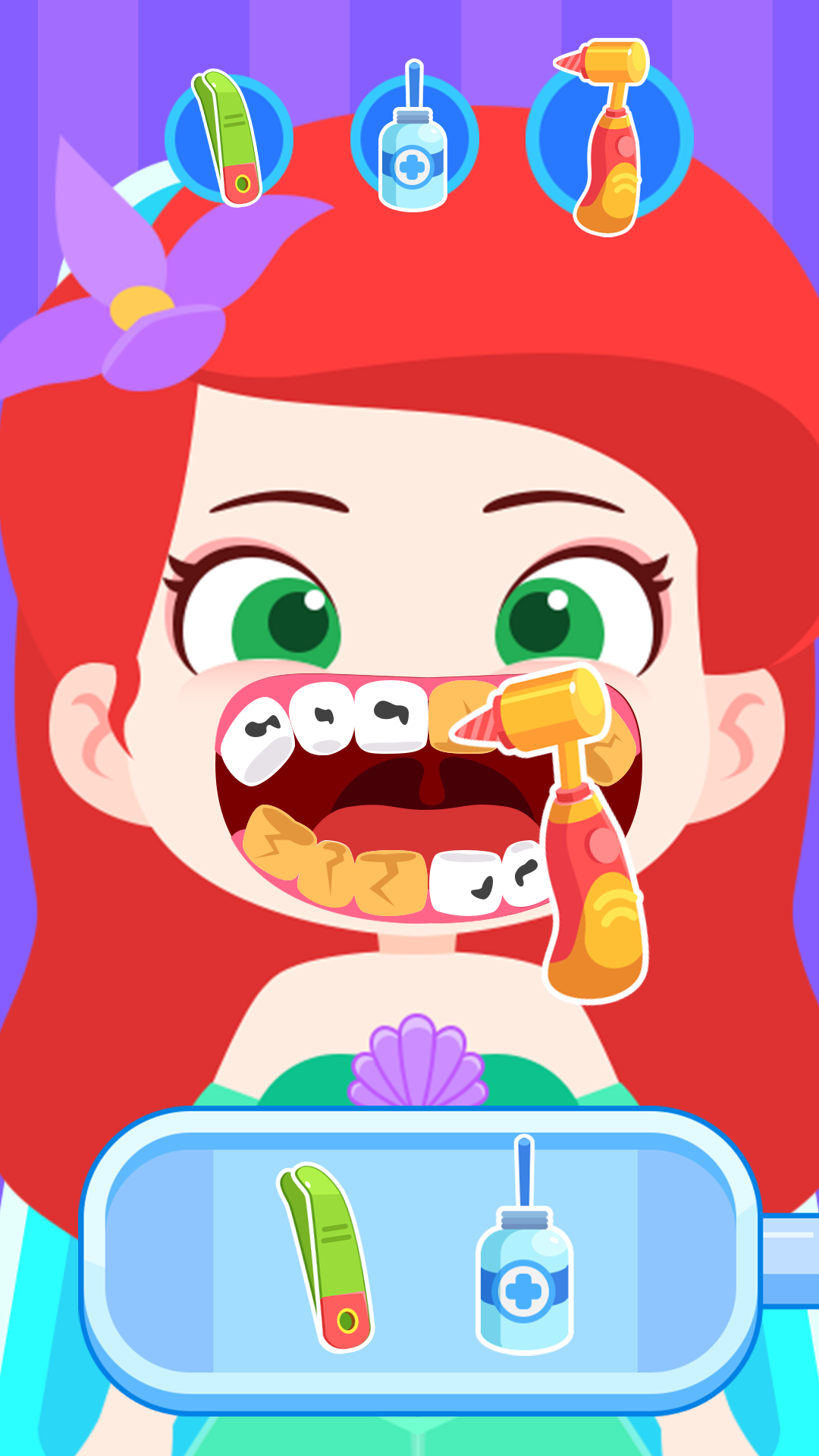 اسکرین شات 3 بازی Princess Dental: Dentist Games