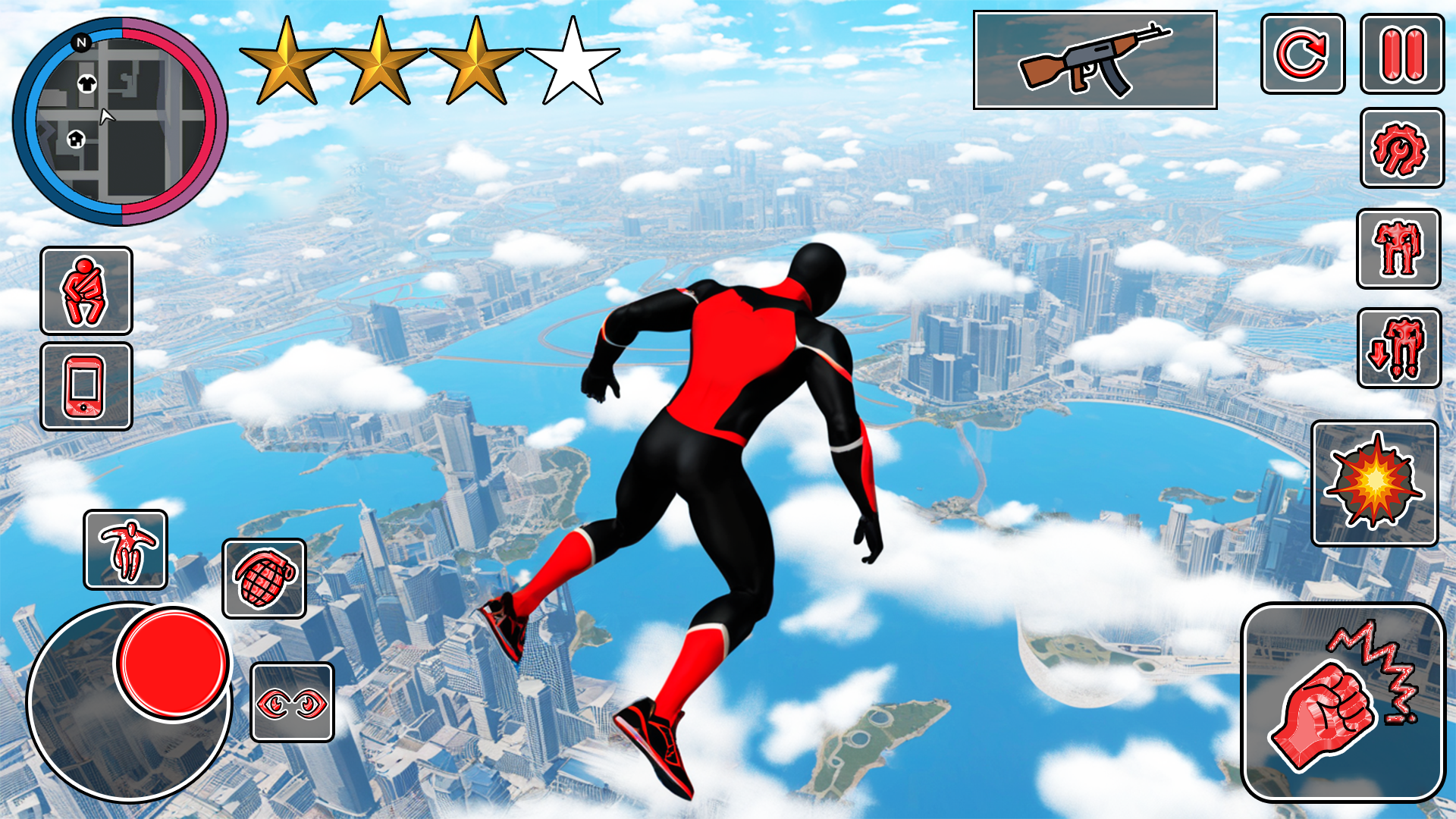 اسکرین شات 4 بازی Rope Hero Gangster Crime Mafia