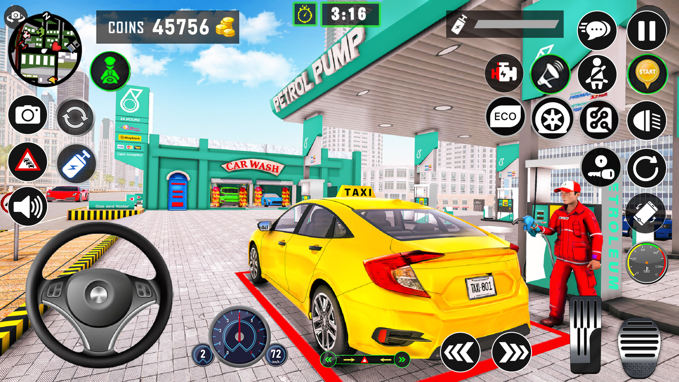اسکرین شات 5 بازی Crazy Taxi Driver: Taxi Game