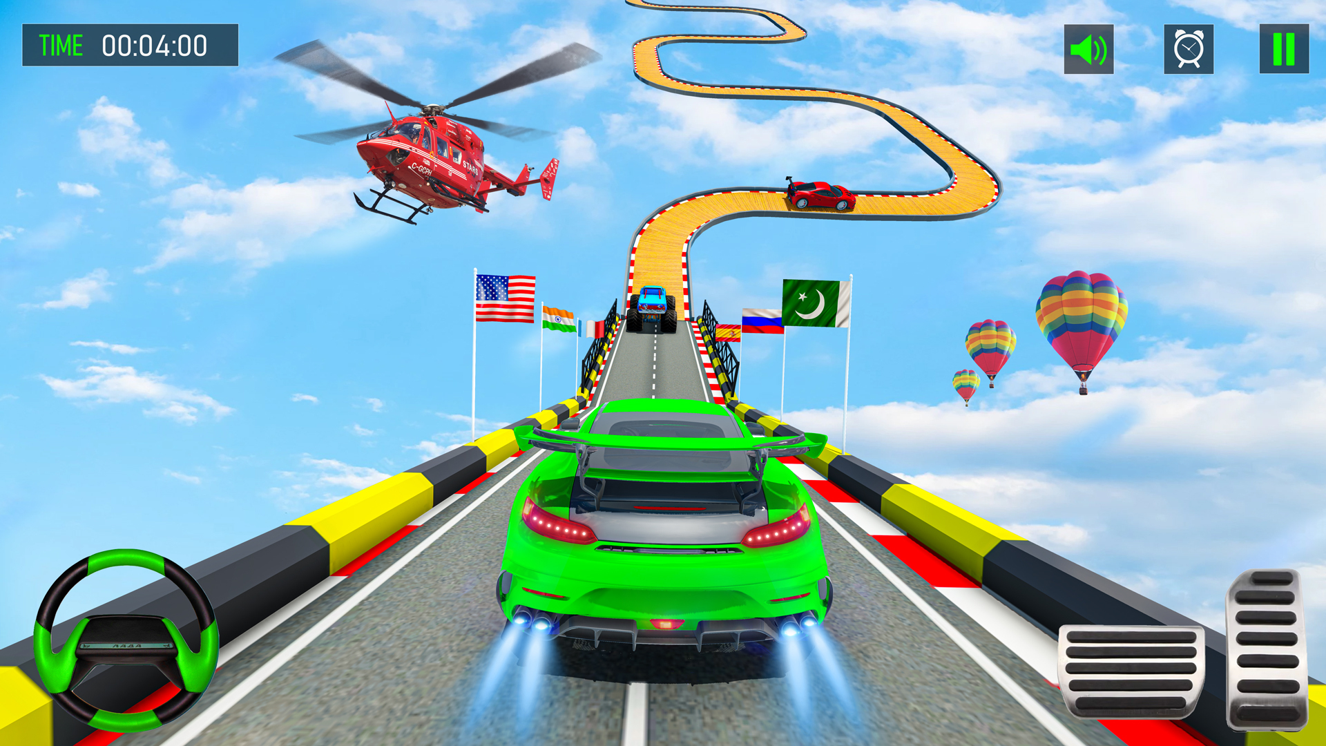 اسکرین شات 1 بازی Ramp Car Racing: GT Car Stunts