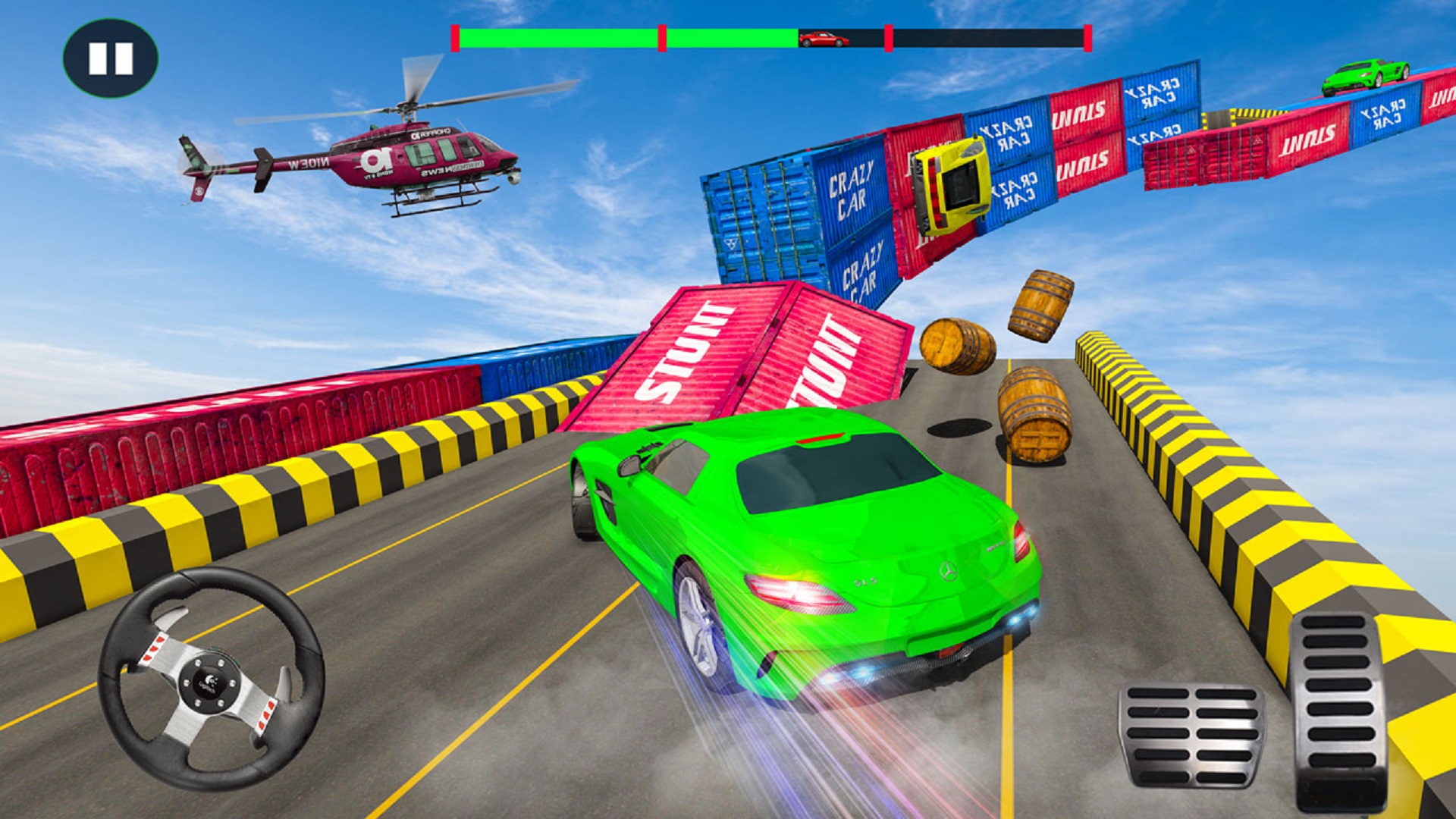 اسکرین شات 2 بازی Ramp Car Racing: GT Car Stunts