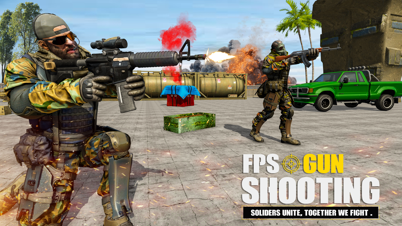 اسکرین شات 3 بازی Gun Games Offline 3D Shooting