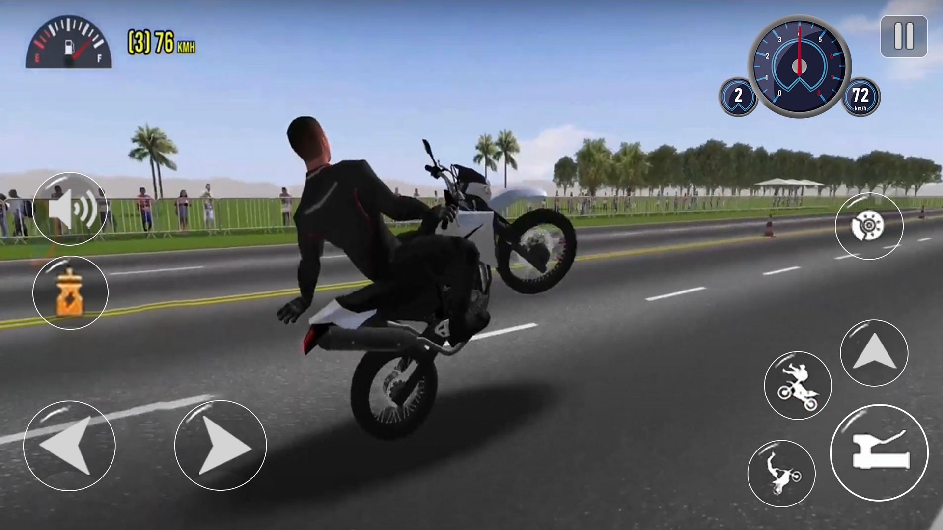 اسکرین شات 2 بازی Moto Wheelie 3D - Bike Games