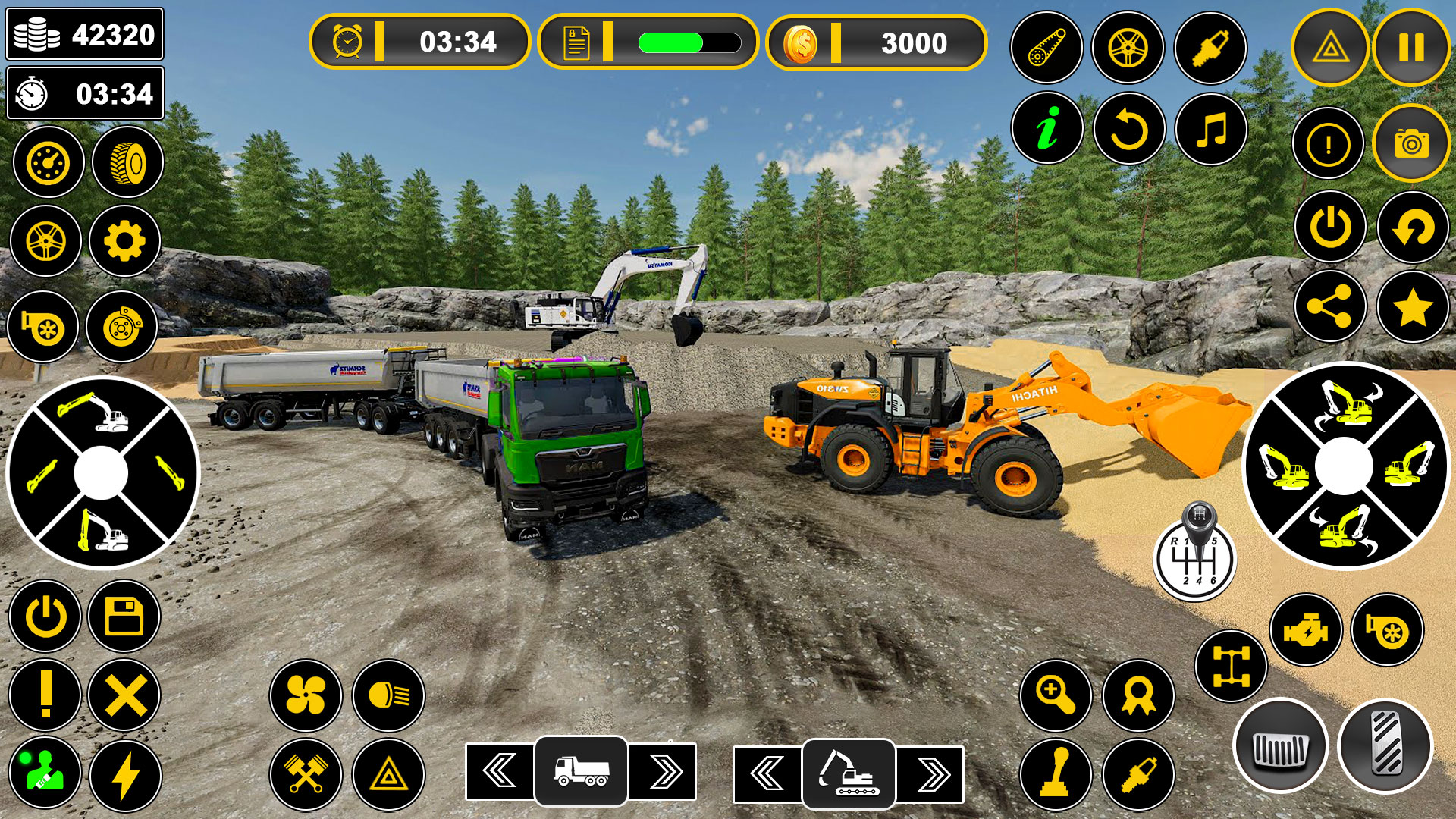 اسکرین شات 4 بازی Snow Excavator Construction 3D